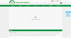 Desktop Screenshot of kingsledlighting.com